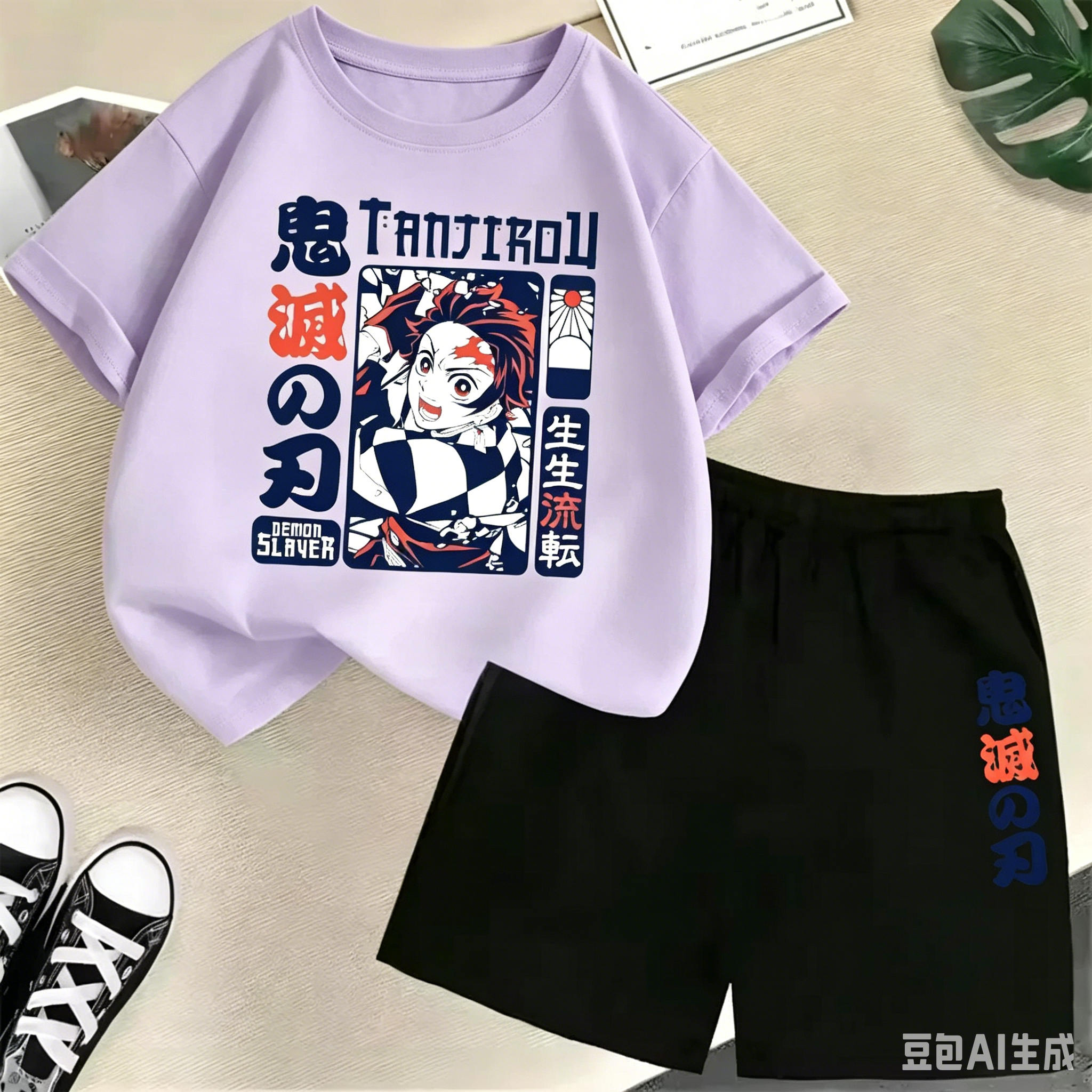 バンダイ夏新綿キッズ Tシャツセットデーモンスレイヤーアニメ - Boyshort Underwear のレビューと価格
