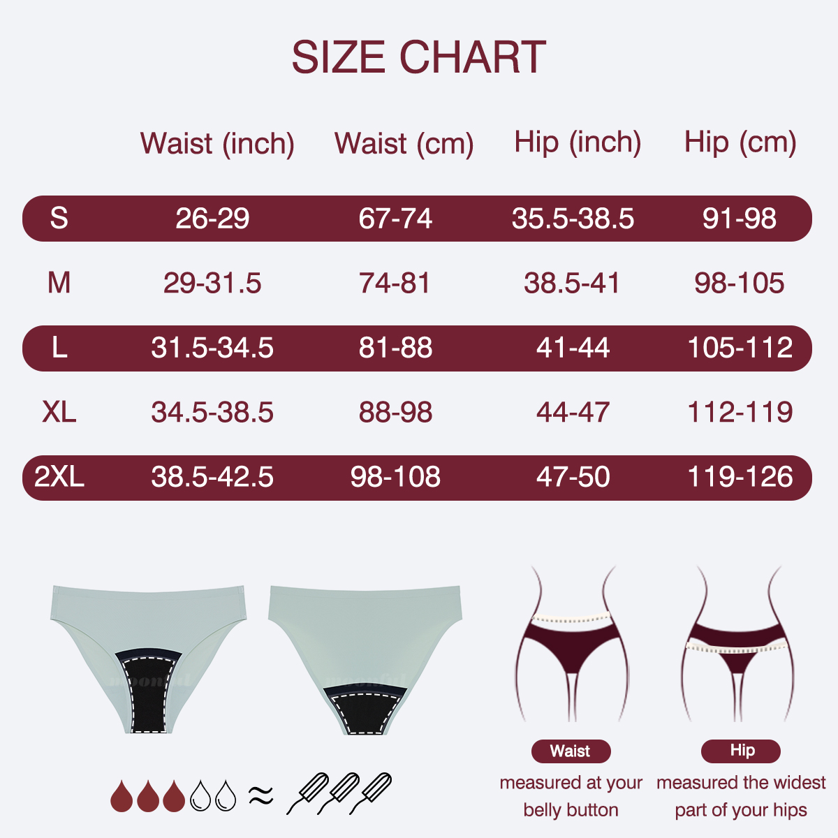 女性のためのシームレスな月経パンティー,高品質の漏れ防止下着 - Period Panty Absorbent のレビューと価格