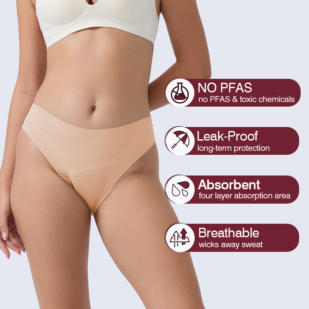 女性のためのシームレスな月経パンティー,高品質の漏れ防止下着 - Period Panty Absorbent のレビューと価格