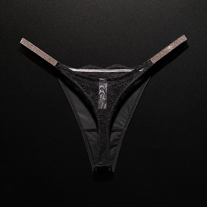 ラインストーンレースセクシーガールズ女性用パンティー シーム - Seamless Underwear Women のレビューと価格